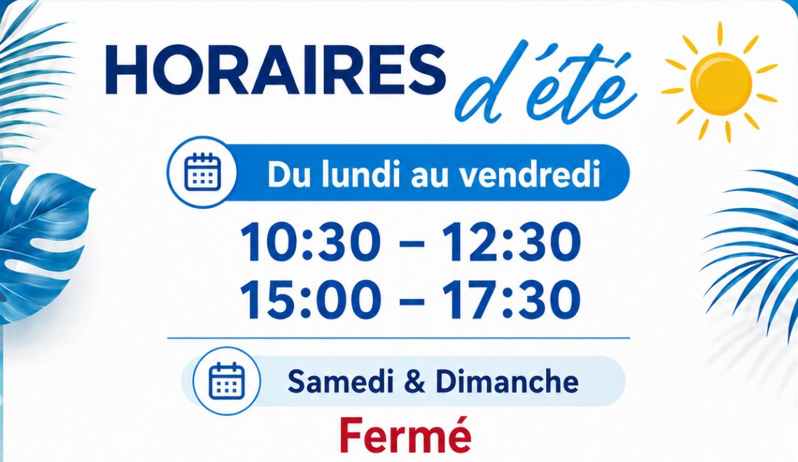Horaires d'été