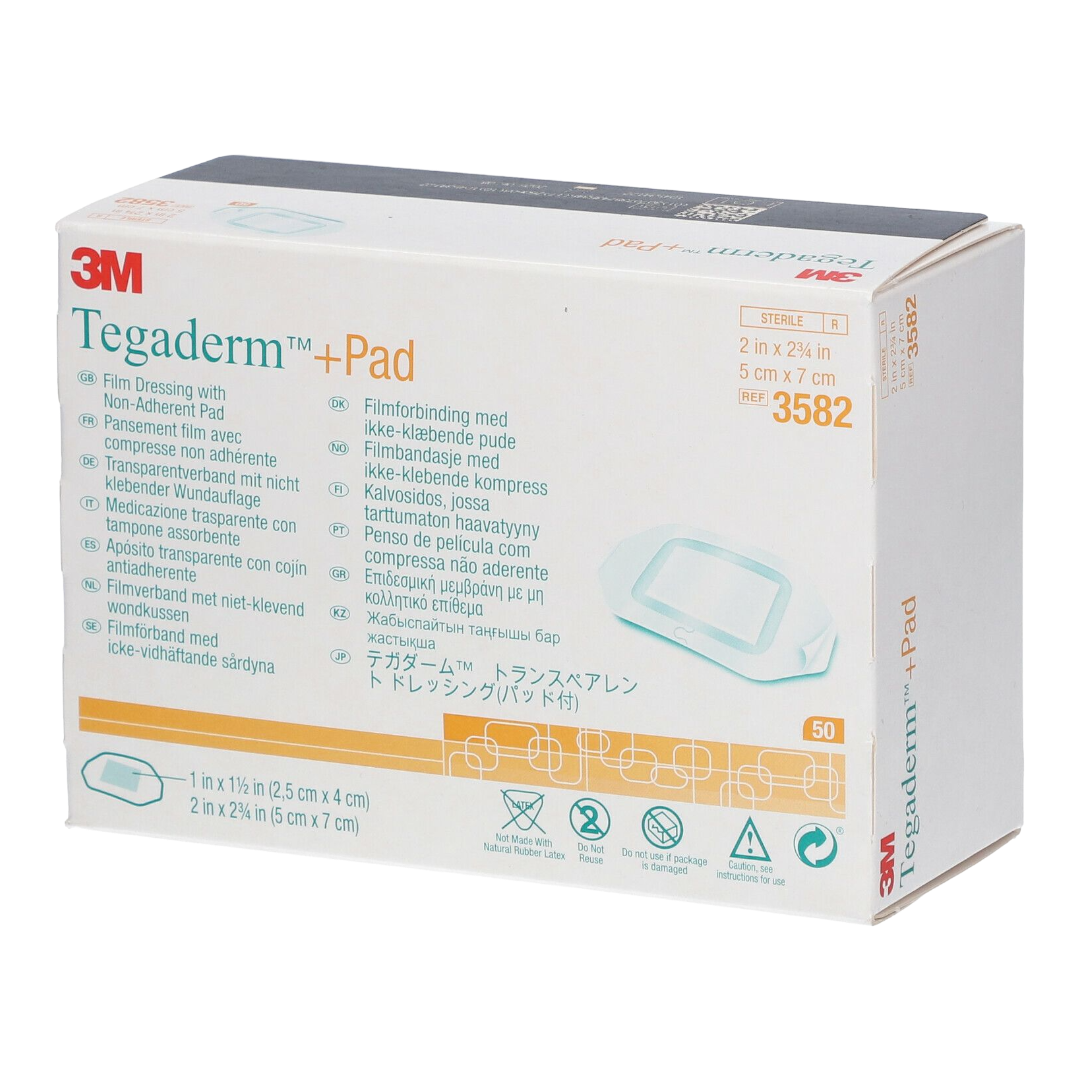 Tegaderm + Pad Stérile 5 X 7 Cm Boite De 50