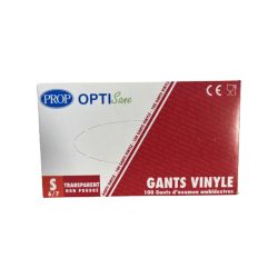 Gants Vinyle Non Poudré Small