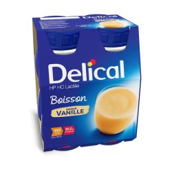 Delical Boisson Lactée Vanille 4x200 ml