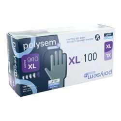 Polysem Gants Latex Non poudré XL