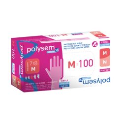 Polysem Gants Vinyle Non Poudré Médium