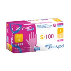 Polysem Gants Vinyle Non Poudré Small