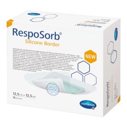 Resposorb Silicone Border - 12,5x12,5 cm