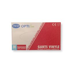 Gants Vinyle Non Poudré Médium