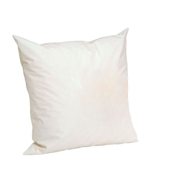 Oreiller Fibre 100% Enduit Pu Blanc 60 x 60