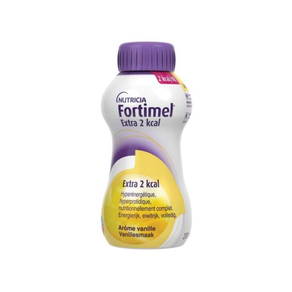 Fortimel Extra 2Kcal Complément Nutritionnel Oral Arôme Vanille Flacons  4x200ml