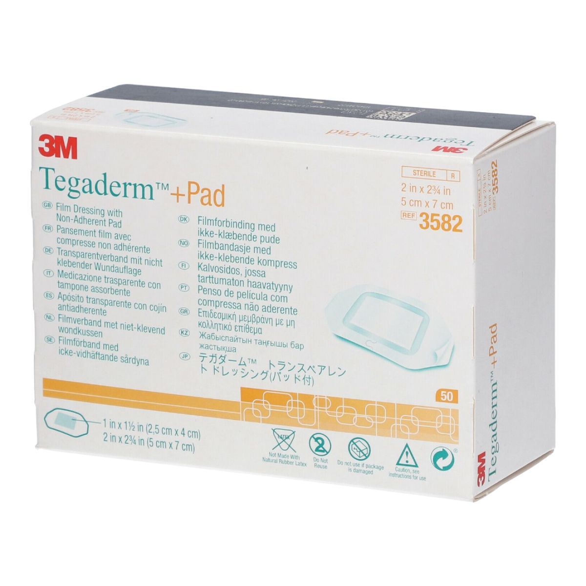 3M™ Tegaderm™ Pad Film Dressing With Non-Adherent Pad -3582, 50 Ct. | United Canada Inc - Foto 9