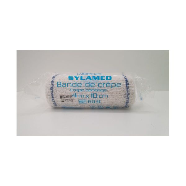 Bande médicale, Bande de crêpe Coton extensible 5cmx4m