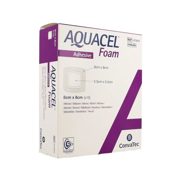 Aquacel Foam Adhésive 8x8 cm