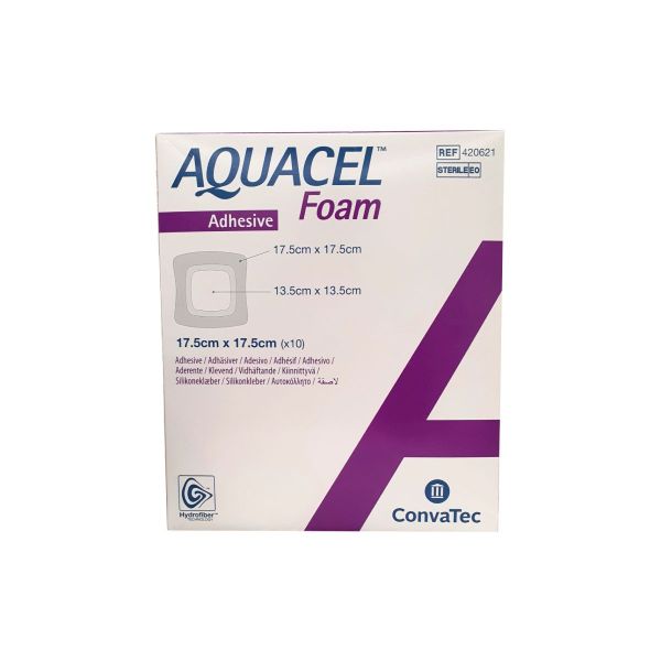 Aquacel Foam Adhésive 17,5x17,5 cm