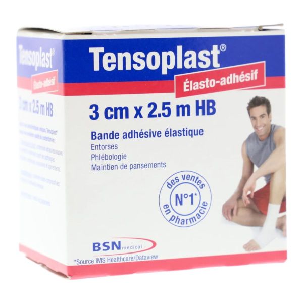 Tensoplast Elastique 2,5 m x 3 cm