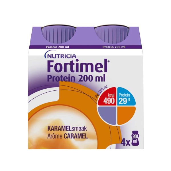 Fortimel Protein Nutrim Caramel 4Bout/200Ml